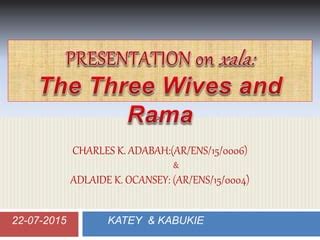 Presentation On Xala The Three Wives And Rama Ppt