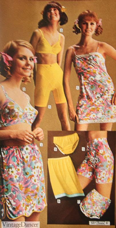 1960s 1970s Lingerie Nightgowns