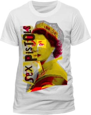 SEX PISTOLS Multi Colour Queen Wht Tricou 80 01 Lei Rock Shop