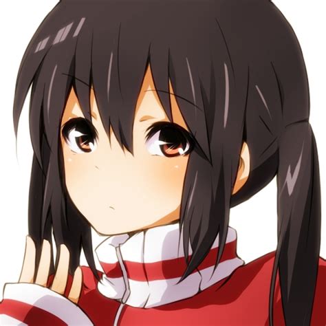 Safebooru Black Hair Brown Eyes Close Up K On Long Hair Nakano Azusa Tachibana Tomoe Artist