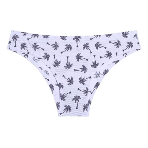 Culotte slip Lingerie Sexy Léopard Fleurs Pilotes pour Femmes LS1007yeshu Blanc Cdiscount