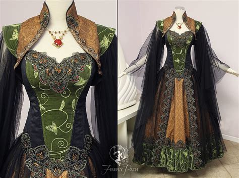 Dalish Elf Gown By Firefly Path On Deviantart Fantasy Dress Elven Dress Elf Dress