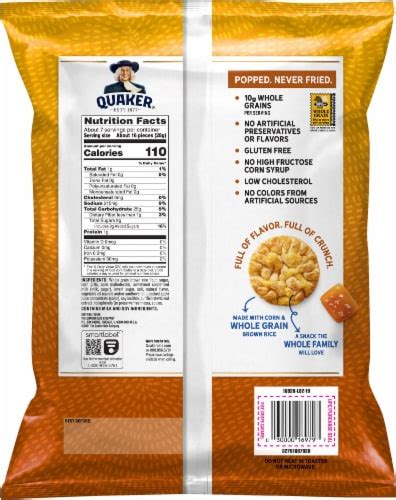 Quaker® Rice Cakes Caramel Corn Flavor Snacks Big Bag 704 Oz Kroger