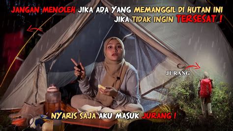 SOLO CAMPING HORROR HAMPIR CELAKA DIPANGGIL KUNTILANAK MERAH NYARIS