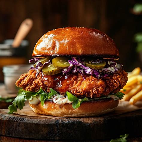 QUICK Crispy Hot Honey Chicken Sandwich Meatydelights