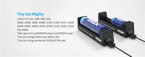 XTAR MC1 1 Bay USB Battery Charger - Efficient Charging for Various ...