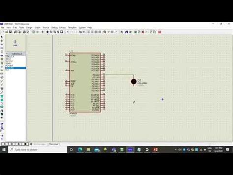 Blinking Led Program By Configuring Timer Control Registers Of