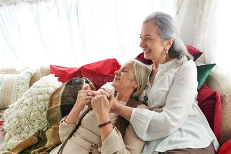 A Lesbian Couple Enjoys A Cozy Stock Photo Image Of Camping Relationship