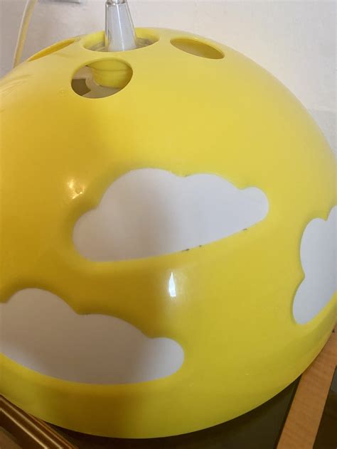 Ikea Skojig Yellow Hanging Lamp Etsy