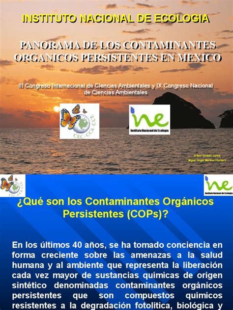 Compuestos Orgánicos Persistentes Pdf Pesticida Contaminación