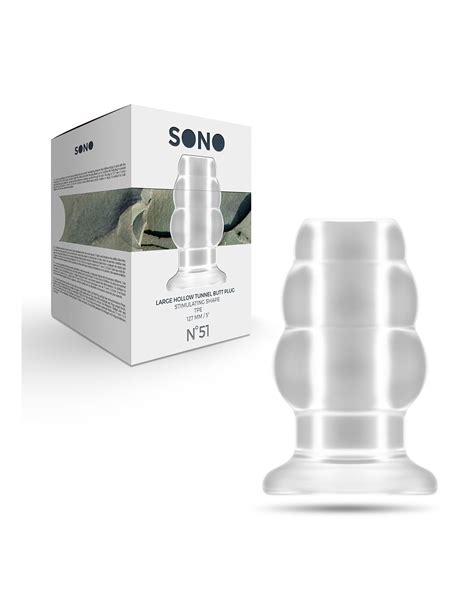 Nº51 Plug Tunnel Transparent Large Sono Tunnel Anal Acheter Tun