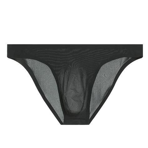 Cenl Men Low Waist Sexy Briefs Pouch Panties See Through Underwear Sheer Lingerie Walmart