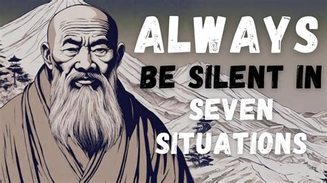 Always Be Silent In 7 Situations Buddhist Teachings Youtube