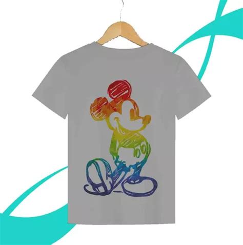 Pride Mickey Mouse Playera Lgbtq Bandera Arcoiris Gay Meses Sin Inter S