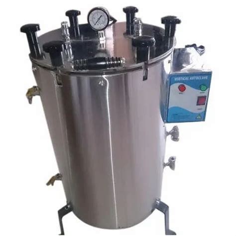 Vertical Double Wall Laboratory Autoclaves Automation Grade Semi