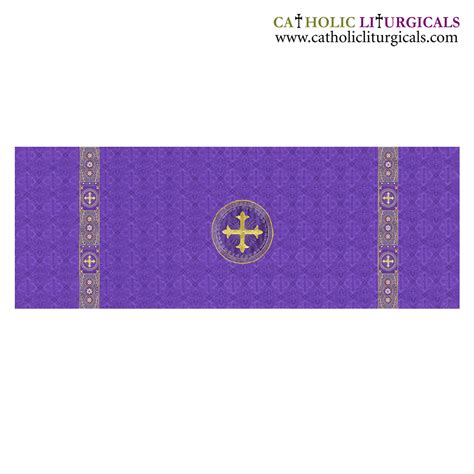 Purple Altar Frontal With Mensa Top Traditional Altar Frontal For