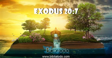 Exodus 207 Ts2009 You Do Not Bring The Name Of יהוה Your Elohim To
