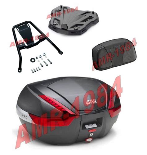 Set Suitcase Givi V47nn Ktm Duke 790 2018 Sr7708m9b Aluminume134s