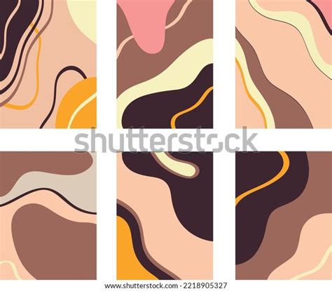 Abstract Modern Templates Nude Neutral Tones Stock Vector Royalty Free Shutterstock