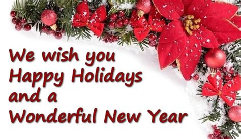 We wish you Happy Holidays and a Wonderful New Year... | Happy holidays