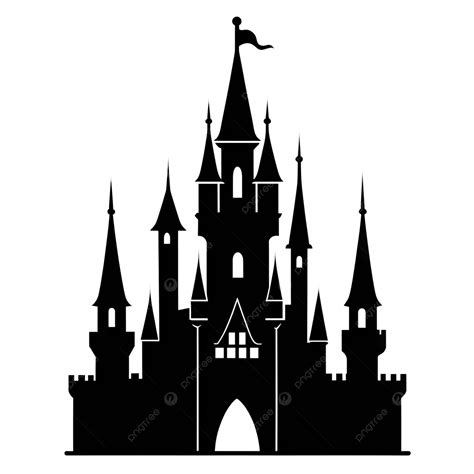 Magic Kingdom Clipart Black And White