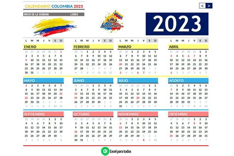 Descubre Nuestro Calendario De Colombia A O El Almanaque Incluye