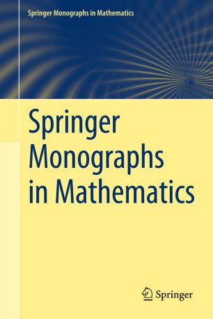 Springer Monographs in Mathematics | SpringerLink