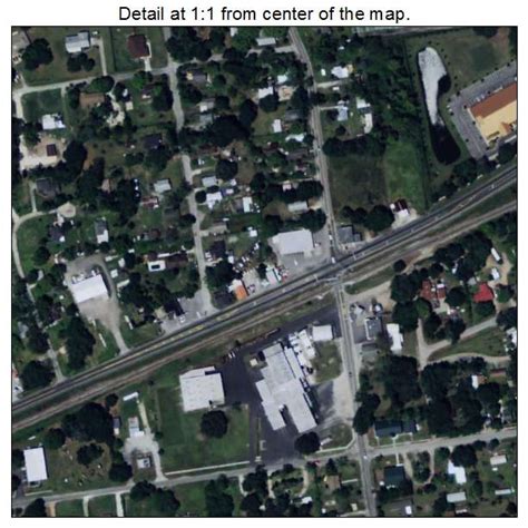 aerial photography map  dover fl florida