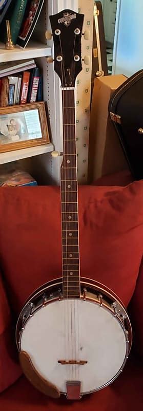 Conqueror 5 String Banjo 1960s 70s Japan Reverb