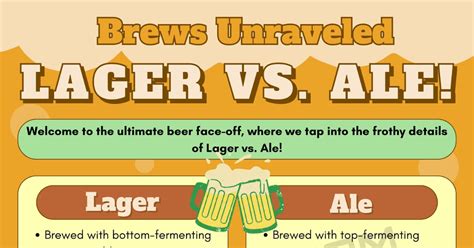 Lager Vs Ale What Are The Differences • 7esl