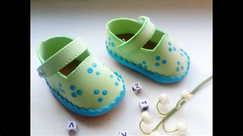 туфельки для куклы из фоамирана - YouTube