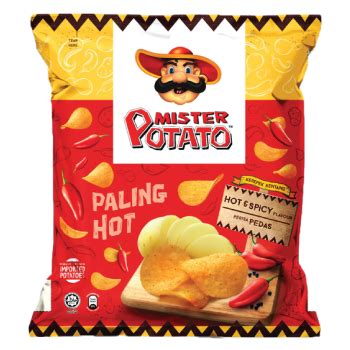Mister Potato Chips Barbeque / Original / Hot & Spicy / Honey Cheese ...