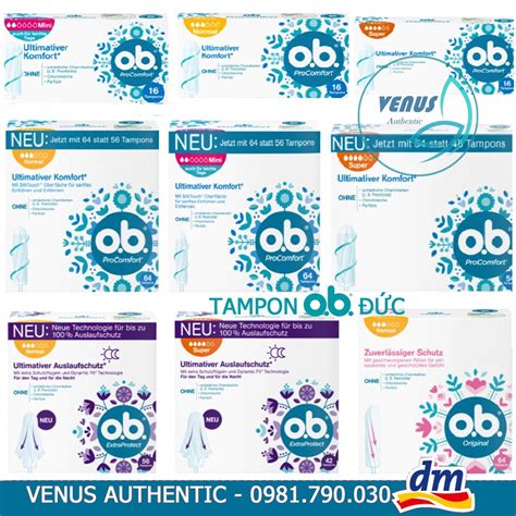 Băng vệ sinh dạng ống Tampon OB ProComfort Extra Protect đủ size Hàng