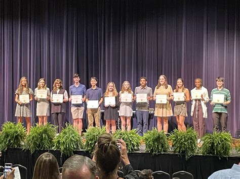 Students Honored at 2023 Academic Recognition Night - University High