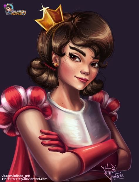 ArtStation - PRINCESS (Clash Royale fan art)