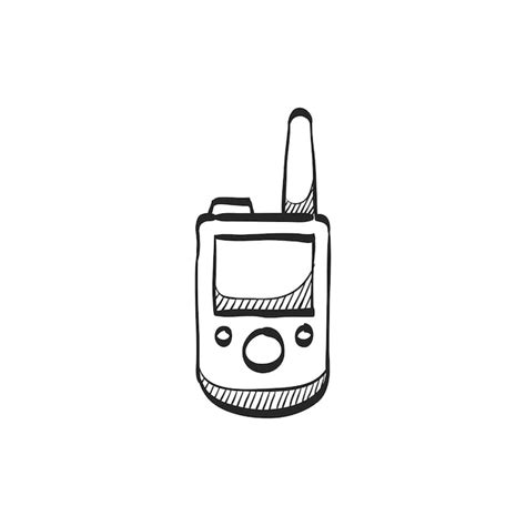 Premium Vector Hand Drawn Sketch Icon Gps