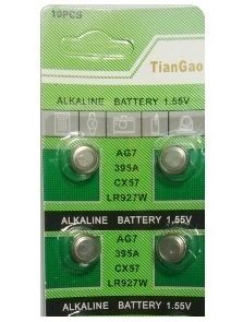 батарейка AG7 LR927 395 395A 95 195A SR927 CX927 CX927W LR57 купить ...