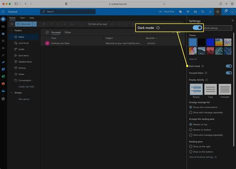 Jak włączyć lub wyłączyć tryb ciemny w programie Microsoft Outlook