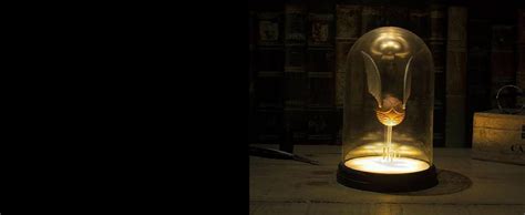 Harry Potter Levitating Golden Snitch Light Touch Activated Desk Lamp