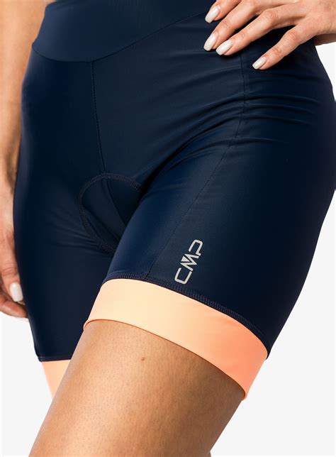 Spodenki Rowerowe Damskie Z Wk Adk Cmp Alice Bike Shorts Blue Sunrise