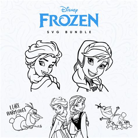 Frozen Svg Bundle Anna Svg Elsa Svg Disney Svg Disney Etsy Porn Sex