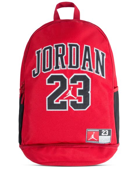 Nike Jordan Jersey Backpack In Gym Red Modesens