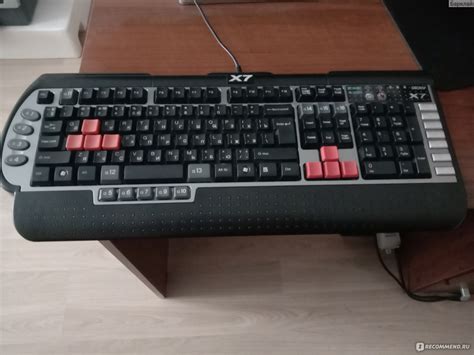 Клавиатура A4TECH X7 G800 MU - «Надежная и дешевая игровая клавиатура ...