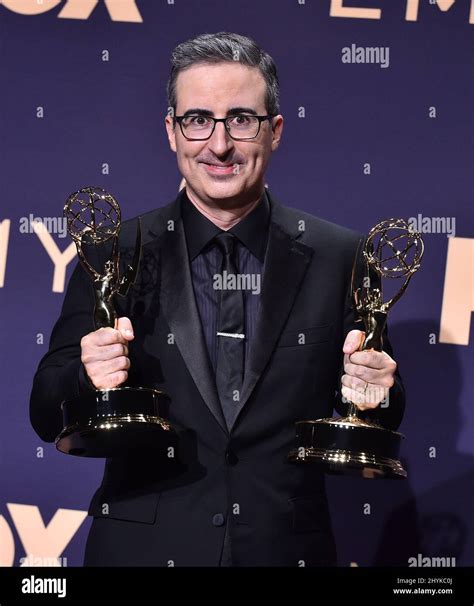 John Oliver in the press room during the 71st Primetime Emmy Awards ...