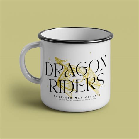 taza vintage cerámica Dragon rider Double Project