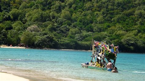 The fruit boat, Reduit Bay. St Lucia | St lucia, Travel, Places