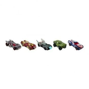 Kit Hot Wheels Carrinho De Cachorro Quente Marvel Avenger Vs Ultron Em Carrinho De
