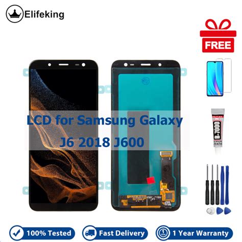 LCD For Samsung Galaxy J6 2018 J600 SM-J600G J600F Display Touch Screen ...
