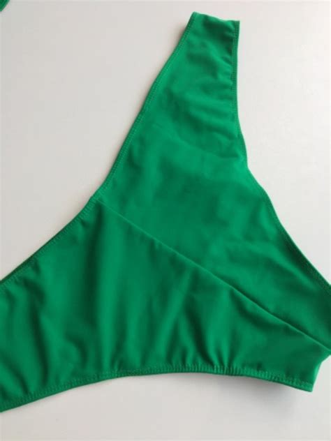 Bikini Aro Con Vedetina En V Verde Benetton Okwgirls