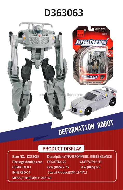 Transformable Changeable Robot - Alteration Man Plastic Car